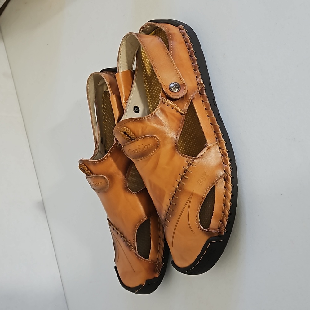 Men’s HSY Fashion Closed Toe Sandals Handcrafted with Rubber outer soles…